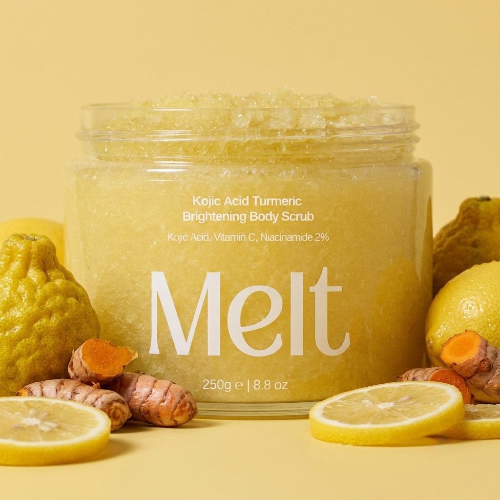Koljic Acid Tumeric Brightening Body Scrub